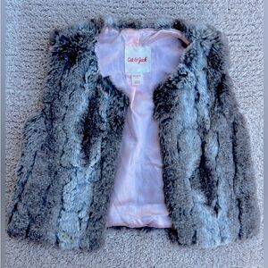 Little Girls Faux Fur Vest Size 4/5